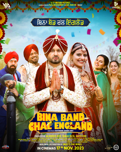 Bina Band Chal England 2023 Punjabi HdRip
